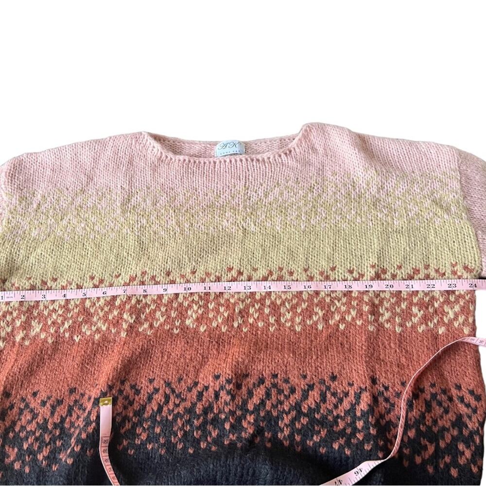 Anna Kay Multi Colored Ombre Wool Blend Knit Sweater Size 1(small) - Picture 13 of 15